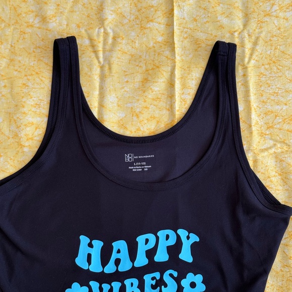 Black and Aqua Tank Tops Set (buy as a bundle) - Picture 9 of 10